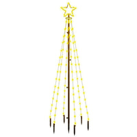 HKM-310483 Warm White LED Christmas Tree with Ground Stakes, 108 LEDs, 100 x 300 cm