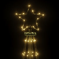 HKM-310483 Warm White LED Christmas Tree with Ground Stakes, 108 LEDs, 100 x 300 cm