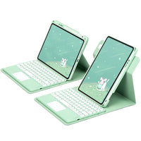 HKM-310611 Acrylic Rotating Protective Sleeve with Pen Slot for Round and Square Key Keyboards