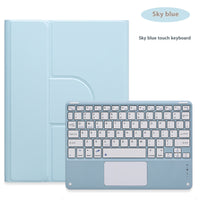HKM-310611 Acrylic Rotating Protective Sleeve with Pen Slot for Round and Square Key Keyboards