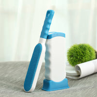 HKM-310611 Dual-Sided Household Pet Hair Removal Brush with Polyester Silk Bristles