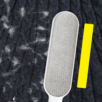 HKM-310611 Dual-Sided Household Pet Hair Removal Brush with Polyester Silk Bristles