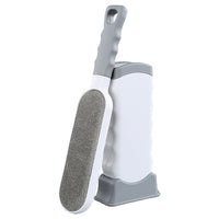 HKM-310611 Dual-Sided Household Pet Hair Removal Brush with Polyester Silk Bristles