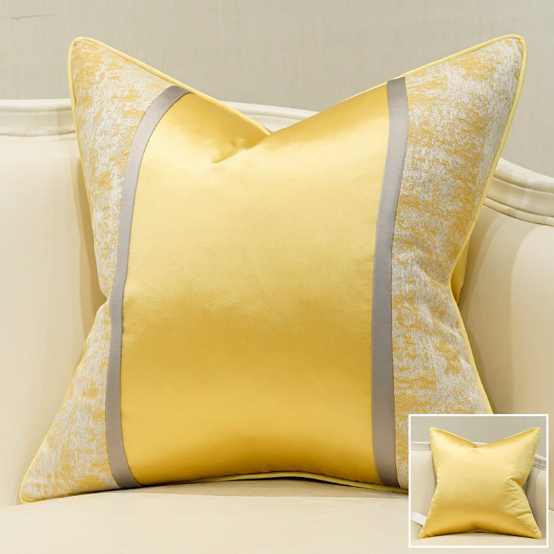 HKM-310739 Simple Modern Pillowcase with Plant and Floral Design for Living and Outdoor Spaces