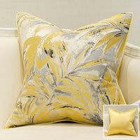 HKM-310739 Simple Modern Pillowcase with Plant and Floral Design for Living and Outdoor Spaces