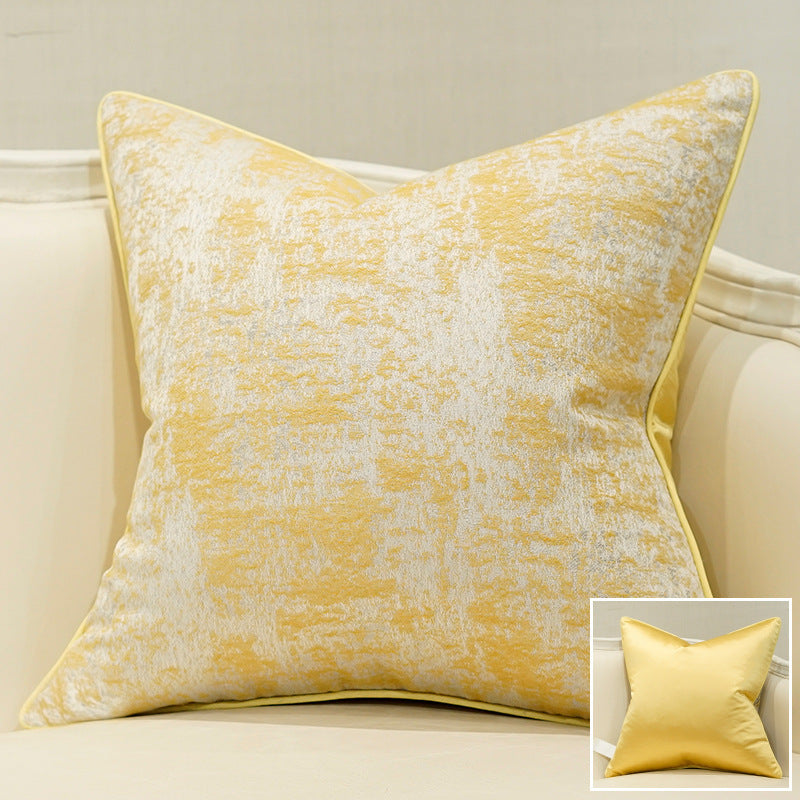 HKM-310739 Simple Modern Pillowcase with Plant and Floral Design for Living and Outdoor Spaces
