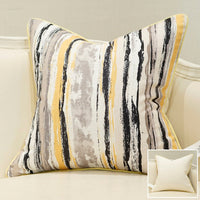 HKM-310739 Simple Modern Pillowcase with Plant and Floral Design for Living and Outdoor Spaces