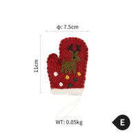 HKM-310803 Felt Christmas Tree Ornaments - Cute Holiday Decorative Gloves