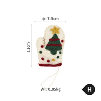 HKM-310803 Felt Christmas Tree Ornaments - Cute Holiday Decorative Gloves