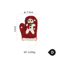 HKM-310803 Felt Christmas Tree Ornaments - Cute Holiday Decorative Gloves