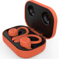 HKM-310867 Binaural Waterproof Wireless Bluetooth Headset with Ear Hanging Design - True Wireless Stereo Earplugs