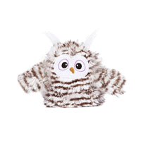 HKM-310995 Owl Cat Teaser Stick with Natural Sea Mother Fur and Cat Mint for Self-Entertainment