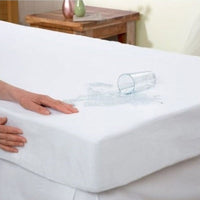 HKM-310995 Waterproof Polyester Cotton Bed Cover – Knitted Design, 180x200+30cm