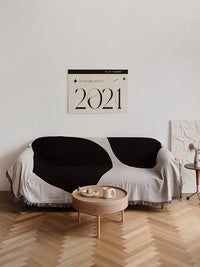 HKM-311059 Full Sofa Towel Cover – Blended Material, Modern Style, Various Sizes Available