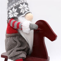 HKM-311123 Nordic Trojan Faceless Doll Christmas Decoration Ornaments in Cloth – Modern American Style