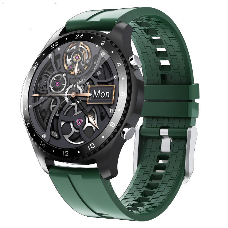 HKM-311187 Temperature Smart Watch with Bluetooth Connectivity and Silicone Wristband