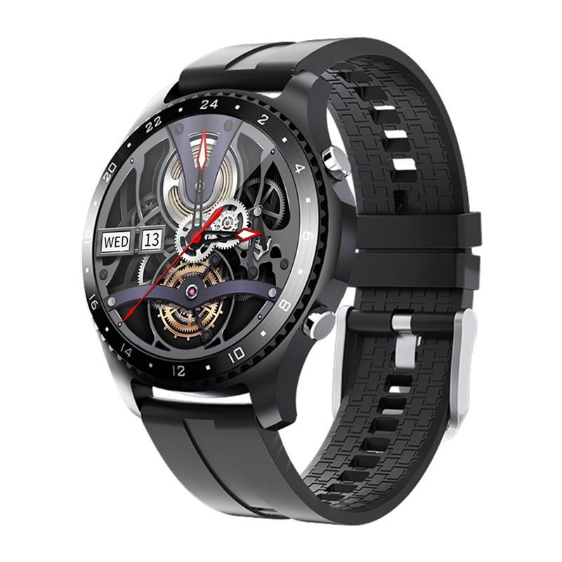 HKM-311187 Temperature Smart Watch with Bluetooth Connectivity and Silicone Wristband