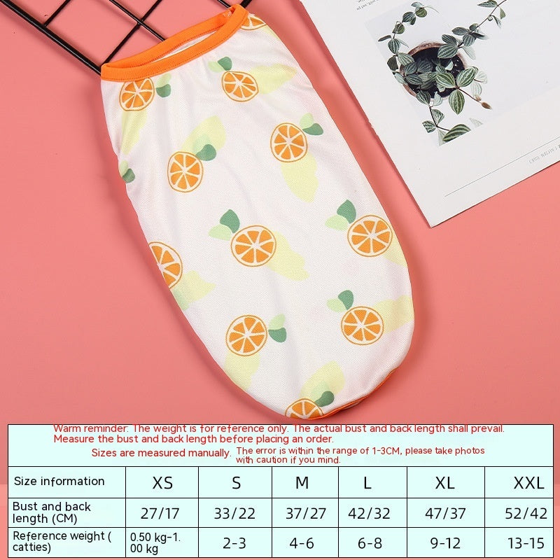 HKM-311251 Breathable Polyester Pet Vest for Small Dogs - Casual Style in Multiple Sizes
