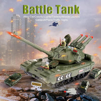 HKM-311315 Diecast Army Tank Toy Set for Kids - Durable Plastic Construction, Ideal for Ages 2 to 13
