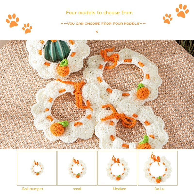HKM-311379 Colorful Cartoon Cat Knitted Scarf Neckband Necklace - Multiple Patterns Available