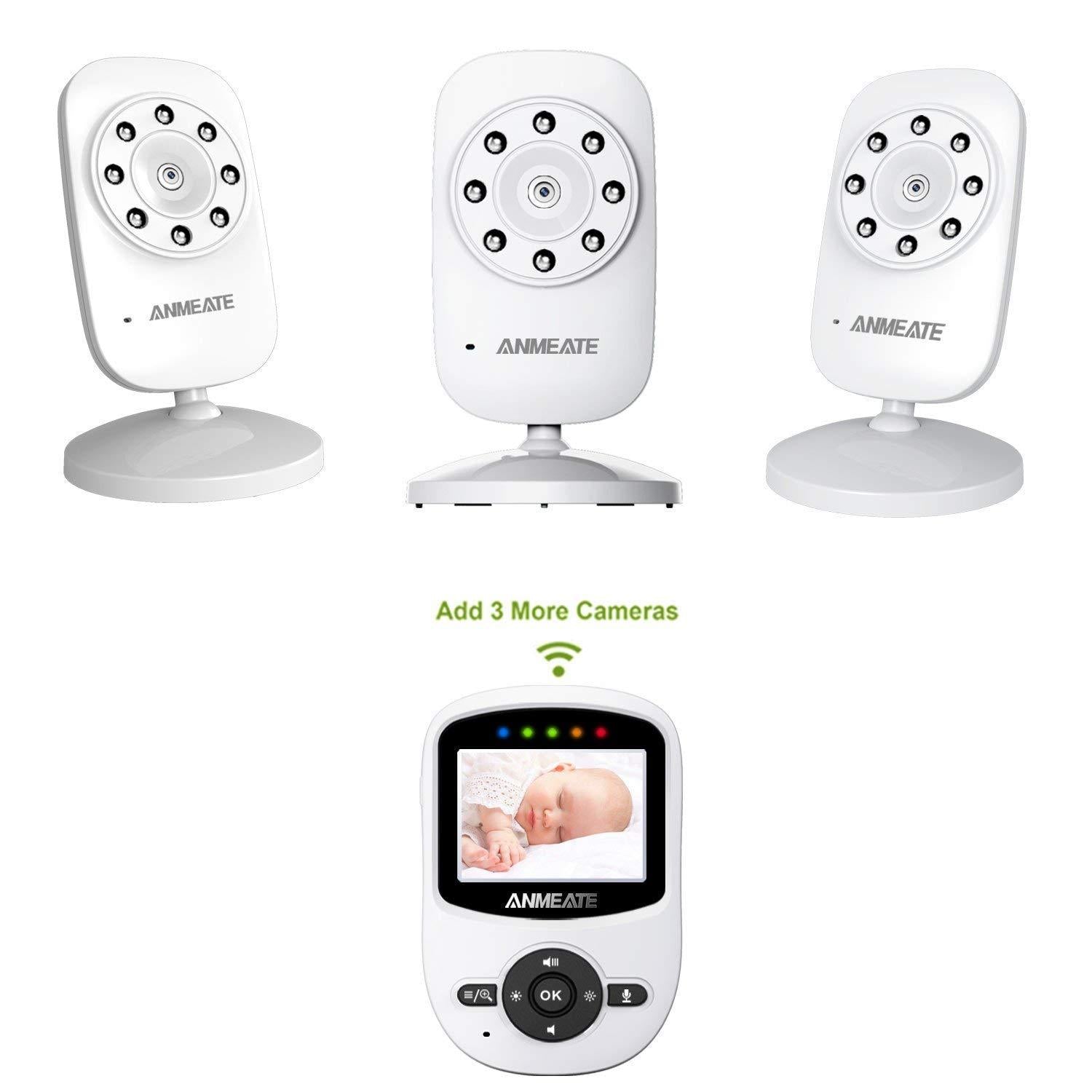HKM-311379 Video Baby Monitor with Digital Camera - Wireless, Rechargeable, HomePlug Connectivity, Portable Design