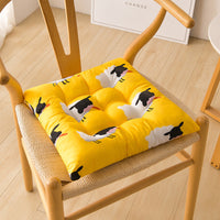 HKM-311571 Modern Square Cushion with Colorful Floral and Animal Patterns, 40x40cm