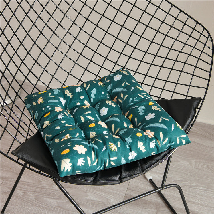 HKM-311571 Modern Square Cushion with Colorful Floral and Animal Patterns, 40x40cm