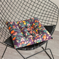 HKM-311571 Modern Square Cushion with Colorful Floral and Animal Patterns, 40x40cm