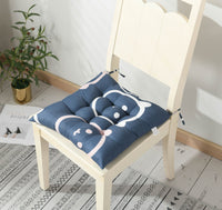HKM-311571 Modern Square Cushion with Colorful Floral and Animal Patterns, 40x40cm