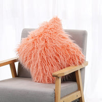 HKM-311891 Cozy Beach-Inspired Wool Pillowcase with Super Soft Plush Backing, 45x45cm