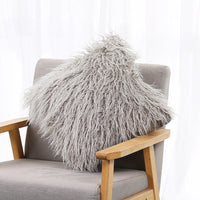 HKM-311891 Cozy Beach-Inspired Wool Pillowcase with Super Soft Plush Backing, 45x45cm