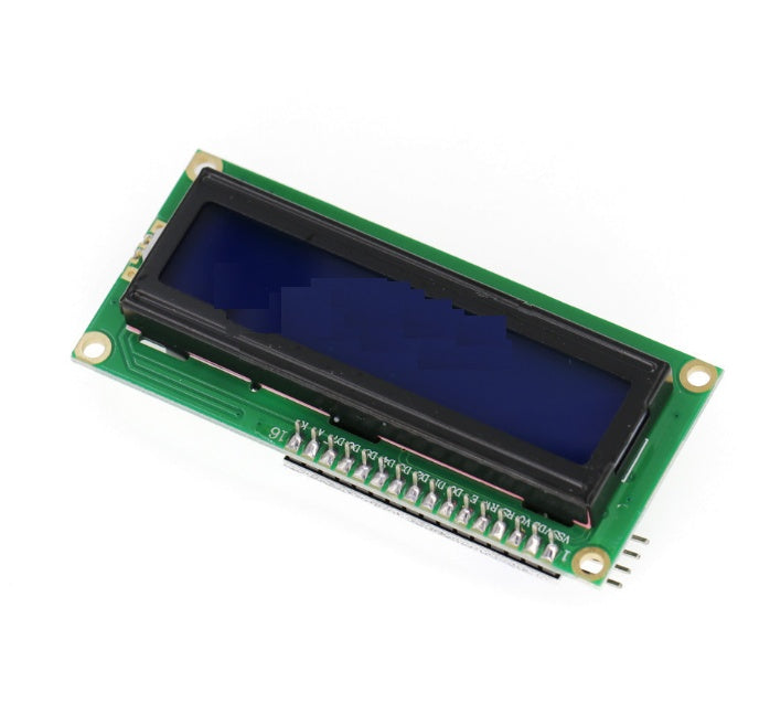 HKM-312019 1602 I2C LCD Module with Blue Screen Display - Compact Size 41.5x19x15.3mm