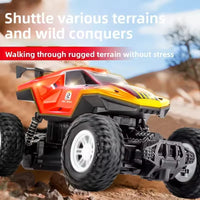 HKM-312083 Translucent Body Shell 4X4 Off-Road RC Car with Colorful Lights and Spray Feature, Ready-to-Go, 1:16 Scale
