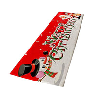 HKM-312211 Soft Non-Slip Christmas Flannel Floor Mat for Bedroom, Multiple Sizes Available