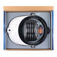 HKM-312403 Headband Magnifier with Interchangeable Lenses and LED Light