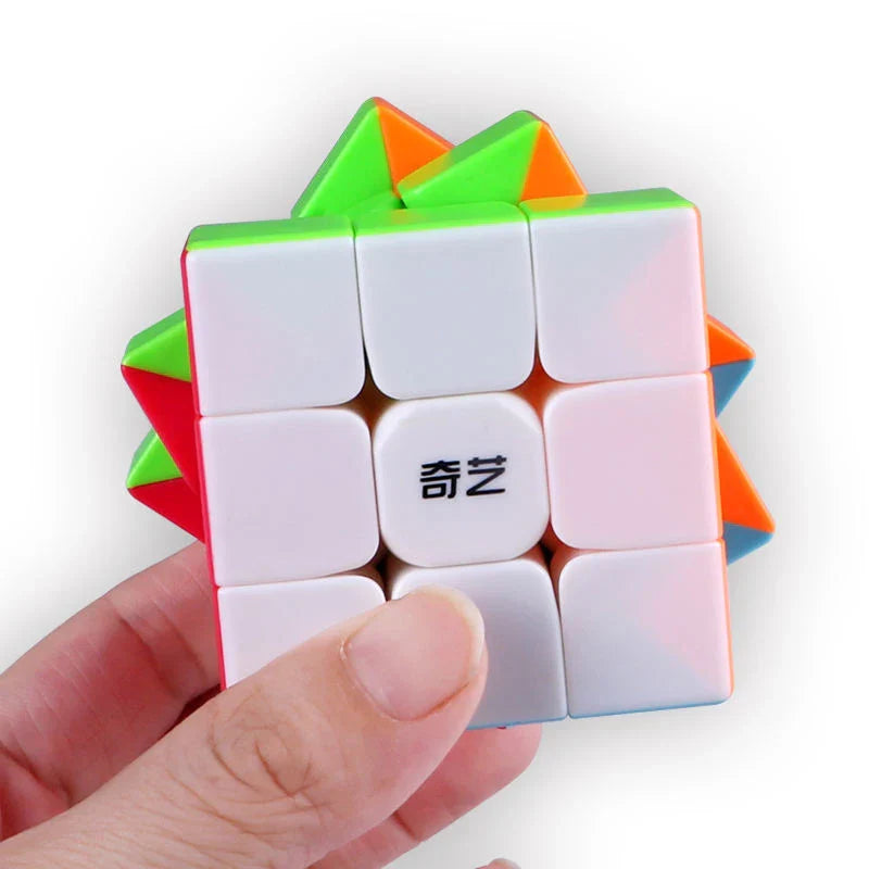HKM-312403 Magic Cube 3x3 Educational Fidget Toy for Kids Age 2 to 14, Colorful ABS Plastic with Custom Logo