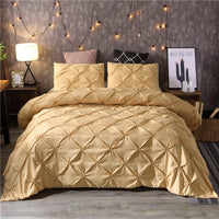 HKM-312595 Solid Color Duvet Cover Bedding Set in Various Sizes and Shades