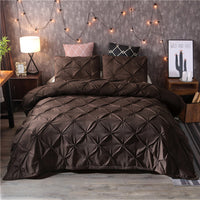 HKM-312595 Solid Color Duvet Cover Bedding Set in Various Sizes and Shades