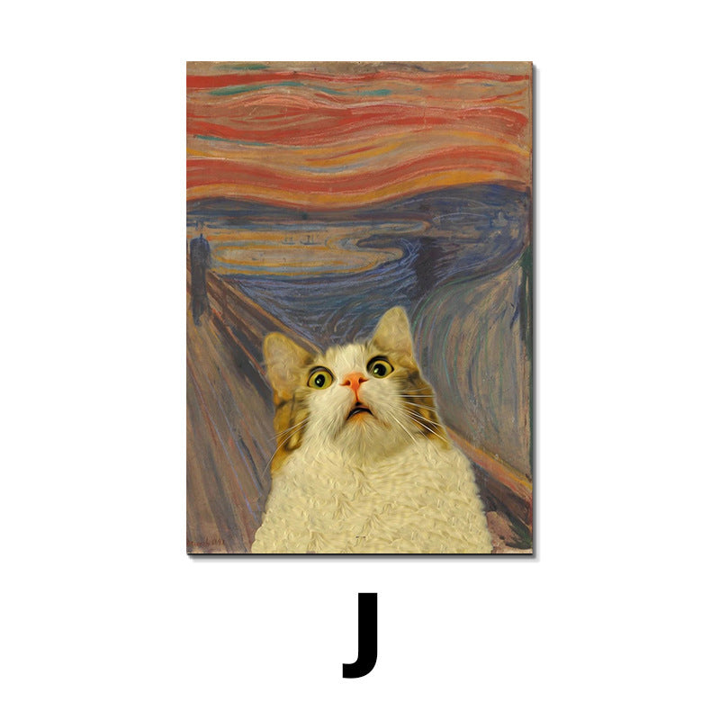 HKM-312915 Animal and Abstract Canvas Wall Art in Multiple Sizes for Modern Decor