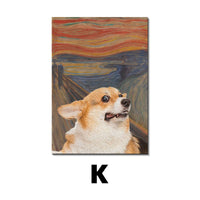 HKM-312915 Animal and Abstract Canvas Wall Art in Multiple Sizes for Modern Decor
