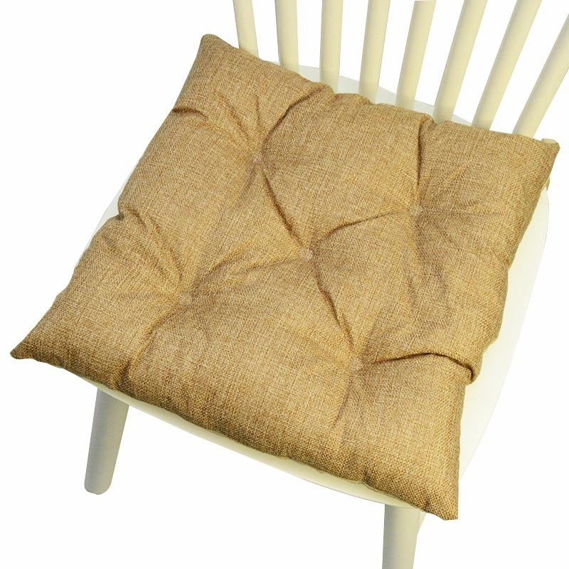 HKM-313043 Multicolor Linen Chair Cushion in Various Shapes and Colors