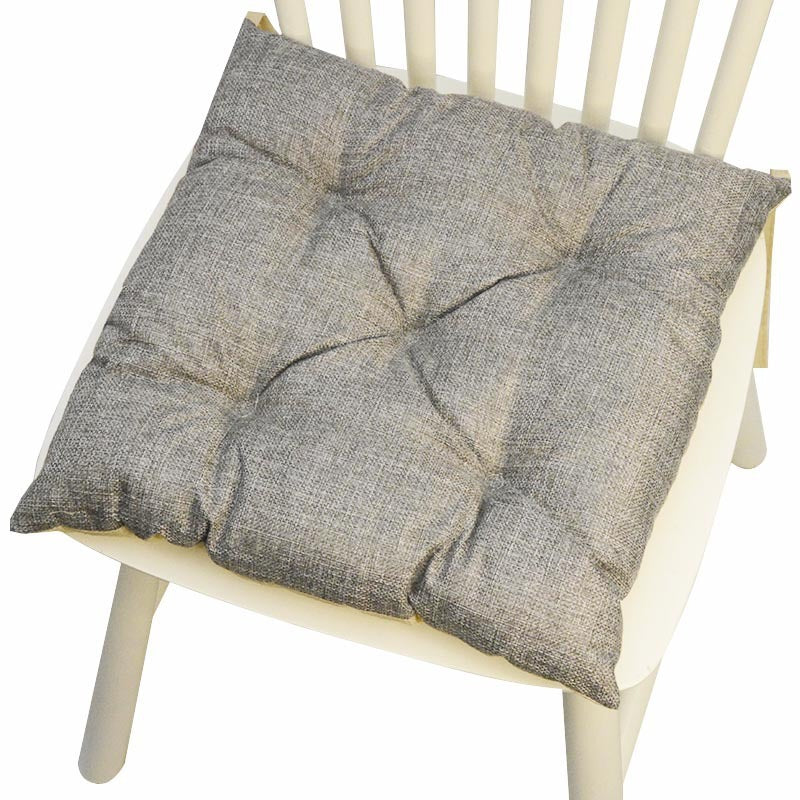 HKM-313043 Multicolor Linen Chair Cushion in Various Shapes and Colors