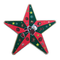 HKM-313107 Five-Pointed Star Snowflake LED Christmas Decoration Lights for Windows and Trees