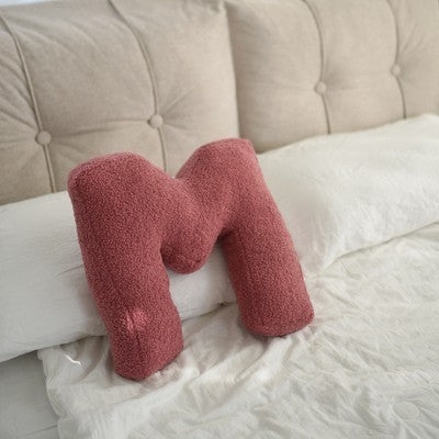 HKM-313107 Plush Alphabet Pillow Cushion for Home Decor and Photography Props