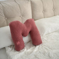 HKM-313107 Plush Alphabet Pillow Cushion for Home Decor and Photography Props