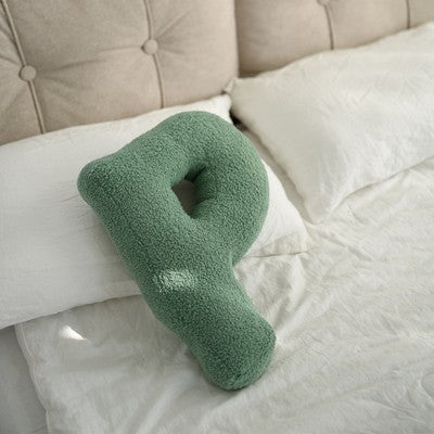 HKM-313107 Plush Alphabet Pillow Cushion for Home Decor and Photography Props