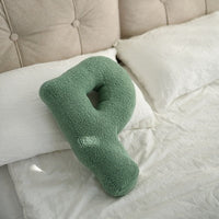 HKM-313107 Plush Alphabet Pillow Cushion for Home Decor and Photography Props
