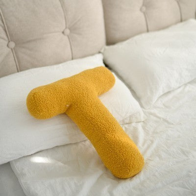 HKM-313107 Plush Alphabet Pillow Cushion for Home Decor and Photography Props