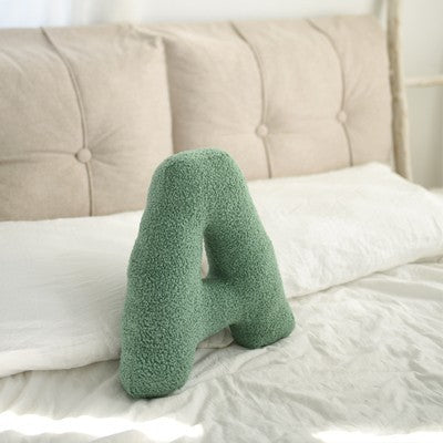 HKM-313107 Plush Alphabet Pillow Cushion for Home Decor and Photography Props