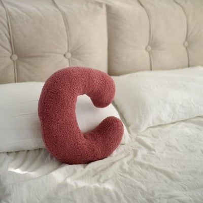 HKM-313107 Plush Alphabet Pillow Cushion for Home Decor and Photography Props